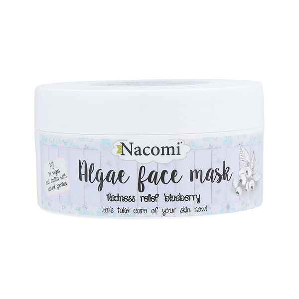 Nacomi Natural Algae Face Mask Redness Relief Blueberry 42g