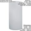 2 Pack - Table Desk Lamp-Shade White Glass Opal-Matt-in Line Switch- E14-1x60W - Side Console Free Standing Base Bedside Task Base Set