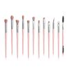 12 Pieces Eye Makeup Brushes Professional Eye Makeup Brush Set Eyeshadow Blending Brush Make up Brush Tools for Concealer Eyeliner Eyelash Eyebrow Blending Contour