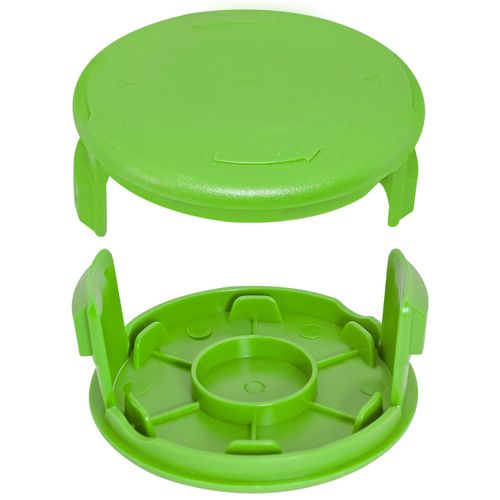 YIEHRNS 3411546A-6 Trimmer Spools Cap Covers for Greenworks 2101602 21332 21342 24 Volt 40V 80V Cordless Weed Eater with 3411546 Auto-Feed String Cover Caps (2 Pack)
