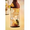 VBS Glass Lantern Bottle Height 22 cm with Hanging Chain