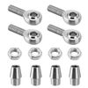 5/8” Heim Joints Rod End Kit, Left and Right Hand Thread Heim Joint,2 Link 750”