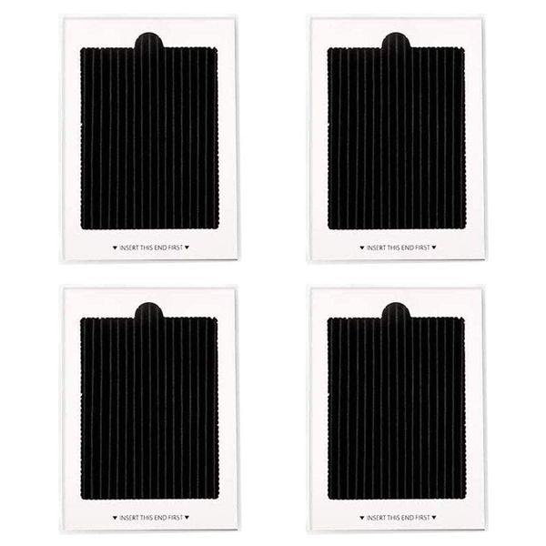 4 Pack Refrigerator Air Filter Replacement Carbon Activated Air Filter Compatible with Frigidaire and Electrolux Air Filter, Replaces SCPUREAIR2PK,EAFCBF PAULTRA RAF1150, 242047804, 241754002