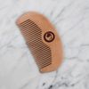 BULLDOG - Beard for Men | Beard Comb | Made from Peach Wood