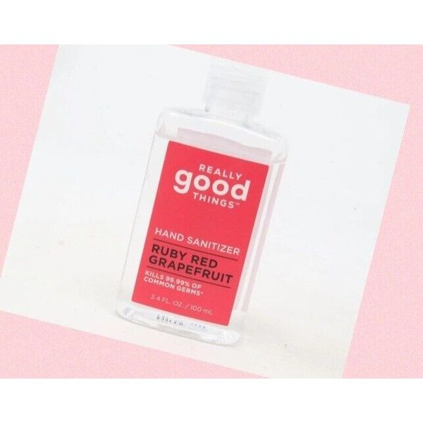 Really Good Things Ruby Red Grapefruit Hand Sanitizer  3.4oz/100ml New