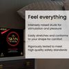 SKYN Extra Studded Condoms Non-Latex Ultra Thin Natural Feel with SKYNFEEL Technology 22 Count Box