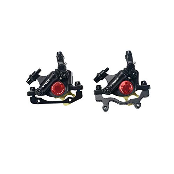 am Zoom MTB Road Line Pulling Hydraulic Disc Brake Calipers Front & Rear (Gold)