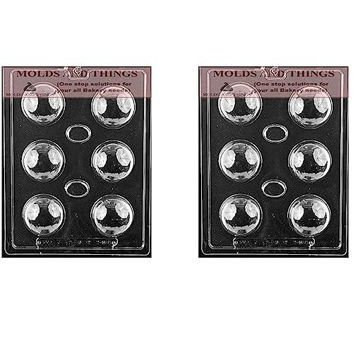 Bath Bomb Chocolate candy soap mold With © Candy Making Instruction - Set of 2