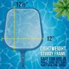 12" Plastic Pool Leaf Skimmer Net, Clean Pool, Spa, Pond, Remove Leaves, Debris