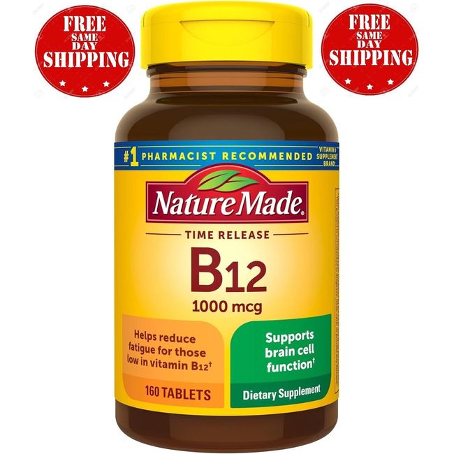 Nature Made Vitamin B12 1000 mcg, Dietary Supplement For Energy Metabolism Suppo