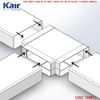 Kair Equal T-Piece Adaptor 204mm x 60mm for Rectangular Plastic Ducting
