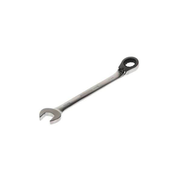 GEDORE red Combination ratchet spanner, Reversible, AF 27 mm, Angled, Flat, Bi-hex, Spanner, R07200270