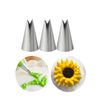 352 Piping Nozzle for Leaves,Ruffles,Zigzags,Ruffles,3 Pcs 352 Leaf Piping Tip