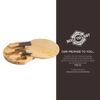 New Orleans Saints Brie Cheese Cutting Board & Tools Set