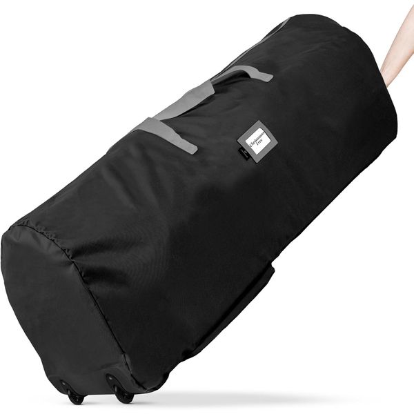 Rolling Tree Storage Bag - for 9-Foot Artificial Christmas Holiday Tree. Zipp...