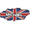 LightningSigns Personalised Name England Union Jack Graffiti Brick Wall Sticker (Large)