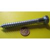 Zinc Hex Head Lag Screw 15/16 Hex Size 5/8 Thread x 5.00" Length, 5 pcs
