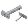PEARL Flexi Adjustable Open Comb Double Edge Safety Razor Version - Reusable Metal Razor Made with CNC process | Premium Shaving Razors for Men with Triple Plating| Luxury Men's Safety Shaving Razor Kit for Father's day Gift