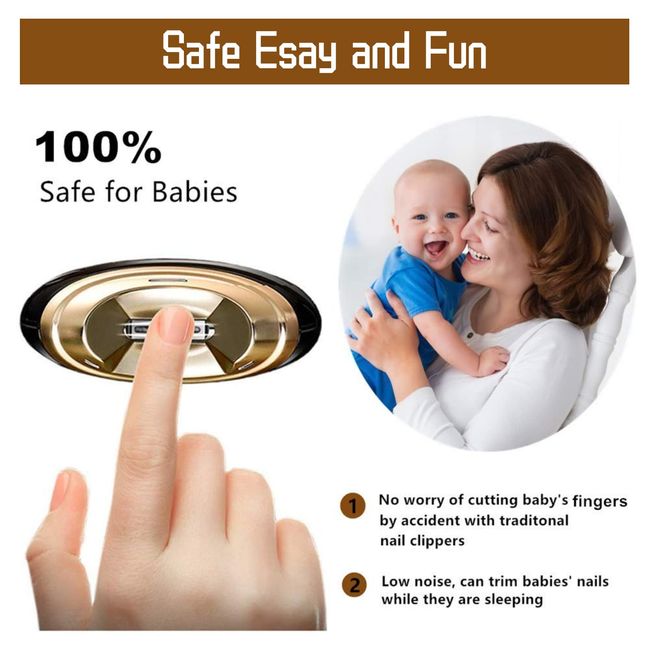 Electric Nail Clippers, Intelligent Automatic Safety Baby Nail
