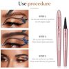 Magic Eyebrow Pencil With Fork Tip - Waterproof, Long-Lasting, Smudgeproof Brow Pen for Defined Eyebrows - Light Brown