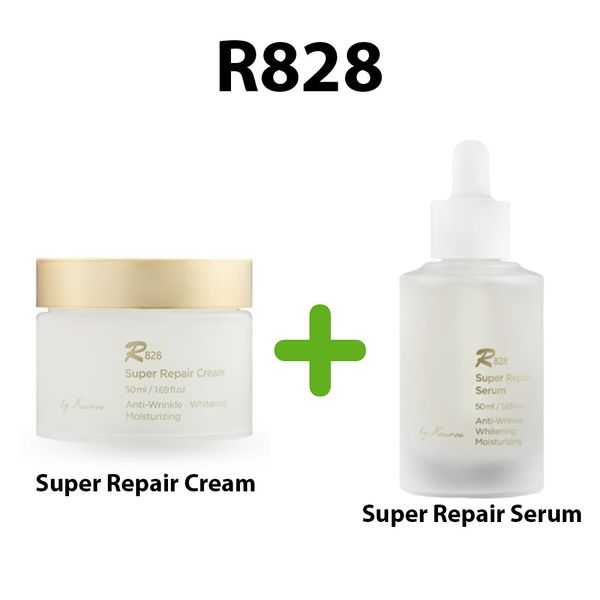 R828 Super Repair Cream and Serum Set, Korean Beauty Product, Free Ship (2 Pcs)