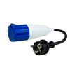 CEE Adaptor Schuko Plug to CEE Socket Interbosch/Benson 230 V/16 A 000641