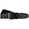 CHAMPRO Baseball Belt with Leather Tab, Black, Youth