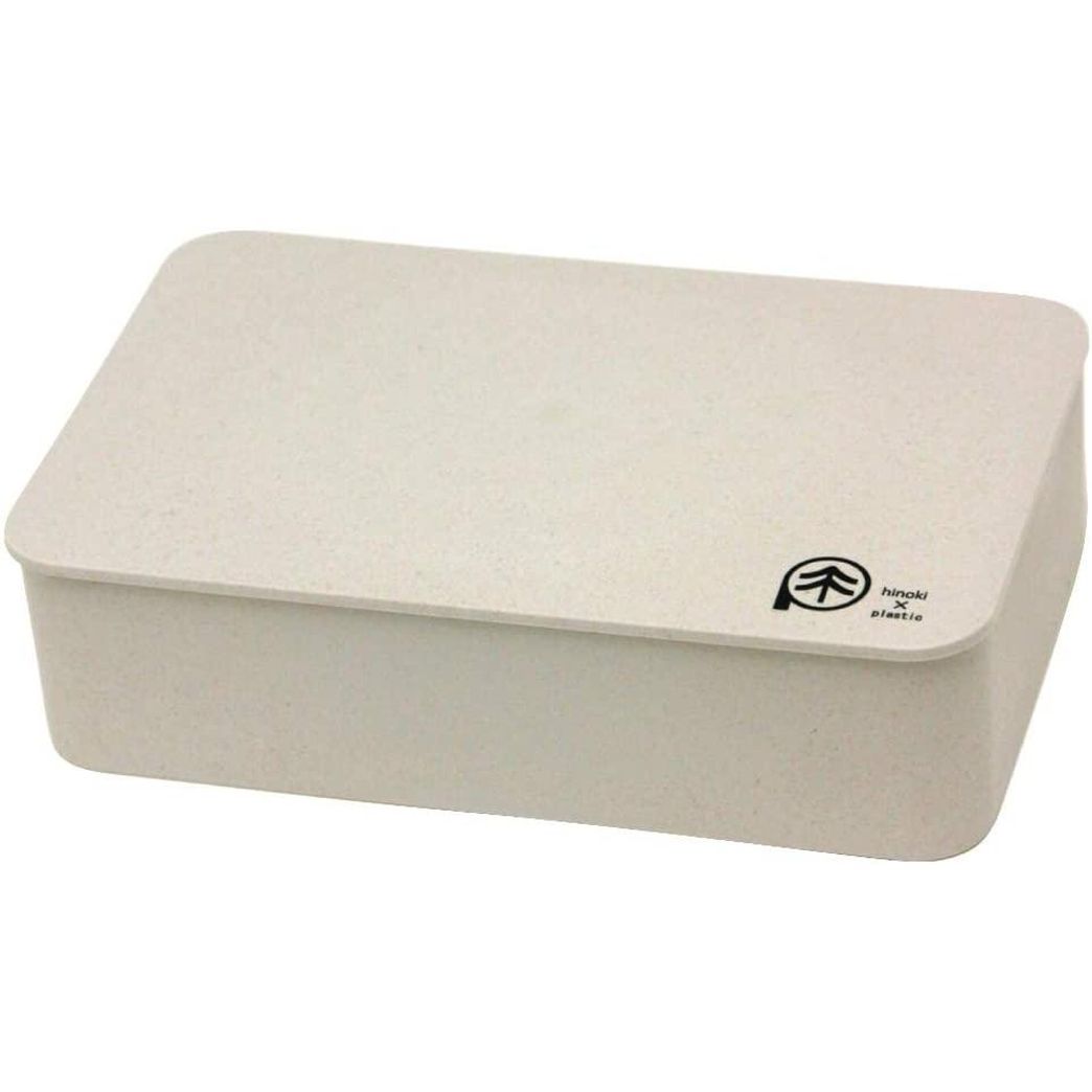 Hakoya Hinoki Plastic Bento Box Eco-Friendly Japanese Lunch Box M 30254