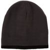 Beechfield B044cgph-blk Zweifarbige Pull On Beanie, Graphitgrau/Schwarz, Einheitsgröße