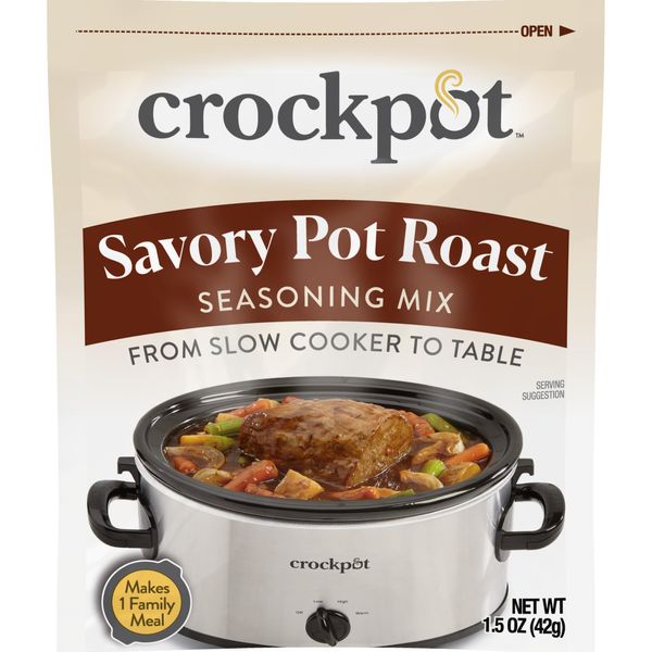 Crock-Pot Savory Pot Roast Seasoning Mix for Crockpots and Slow Cookers, 1.5 Ounce (Pack of 12)