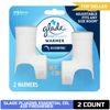 Glade PlugIns Air Freshener Warmer, Scented Oils, 50 Days, 2-Count
