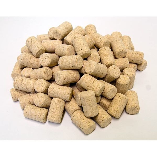 200 New Blank Wine Corks - #9 Agglomerated Natural Cork for Corking Home Wine Making Bottles With Corker or Bulk Craft Corks & Art Supply Winecorks (Corks200)