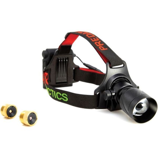 Predator Tactics Mate Black Finish Coyote Lamp Adjustable Headlamp - 97521