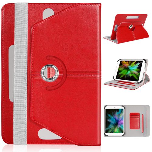UrbanX 7"-8" Inch Universal Tablet Case Protective Cover Folio for Android Tablet 7 8 Inch 360 Degree Rotatable Kickstand Multiple Viewing Angles Credit Card Holder