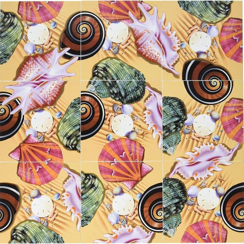 Scramble Squares Sea Shells 9 Piece Challenging Puzzle - Engaging Brain ...