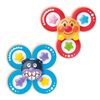 JOYPALETTE Anpanman Boost Focus & Concentration! Stick-Anywhere Brain Development Spinner Set