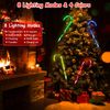 Solar Candy Cane Pathway Lights Outdoor Christmas Decor Stake Lamp 8 Light Modes