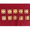 ~Brass Plated~🚪Butt Hinge- (10 Hinge Lot) 1" x 1" square,  W/ matching screws💥