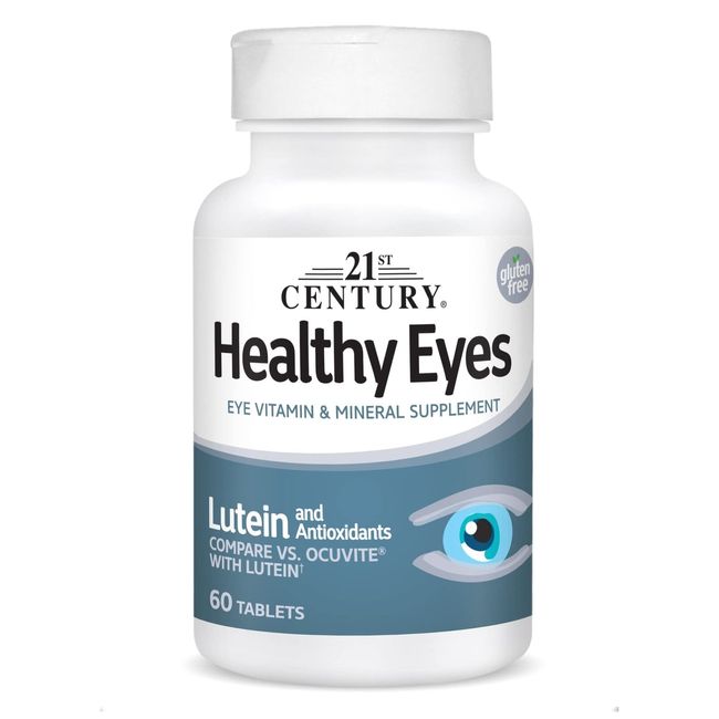 21st Century Healthy Eyes with Lutein Tablets, 60 Count