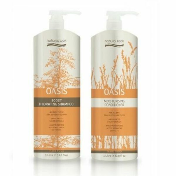 Natural Look Oasis Boost Hydrating Shampoo & Conditioner 1L (SAME DAY DISPATCH)