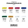 Golden 8 Professional Fluid Acrylics Set