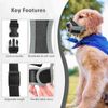 Adjustable Dog Muzzle for Small Dogs, Breathable Mesh Soft Muzzle for Chihuahua (Grey, XS)