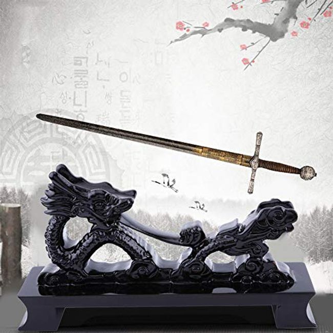 Sword Holder, Chinese Dragon Shaped Katana Stand, Great Decoration  Wakizashi Holder, Knife For Sword 