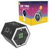 Hexagon Flip Timer, Cube Timer Countdown Clock, Various Time Presets, LCD Digital Display, Magnetic Suction, Mute Alarm Modes, Practical Gift Ideal for Study, Office, Gym, Kitchen, etc. (Black)