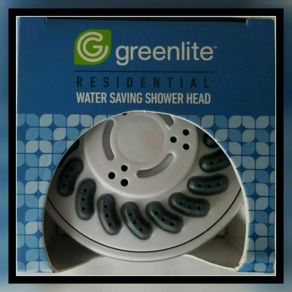 NEW Greenlite Water Saving Fixed Shower Head 1.5 gal/min