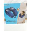 Memory Foam Vibrating Neck Massager, Blue, NIB