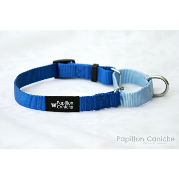 10 Martingale Dog Collars by Papillon Caniche Pet Training Collar for Dogs S/M