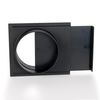 Woodriver Dust Connection 6" Abs Basic Blast Gate Fitting for Dust Collection System
