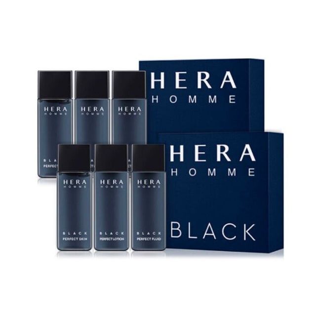 HERA Homme Black Perfect Lotion, Toner, Fluid SETS x 2 for MEN, FAST US SHIP