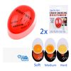 Kare & Kind Egg Timer 2X Pack - Color Changing Indicator - Soft, Medium and Hard Boiled Eggs - Safe Durable Kitchen Tool - Gift and Home Use